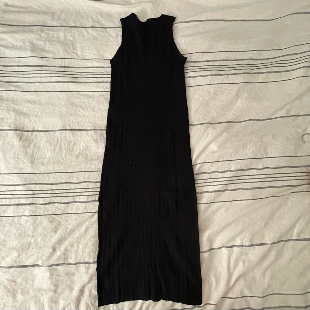NWOT ASOS DESIGN knit tank midaxi dress in black - Picture 3 of 3